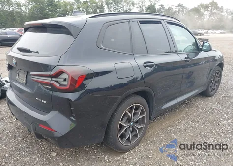 2024 BMW X3 xDrive30I z USA, uszkodzony, nr VIN 5UX53DP07R9W09149
